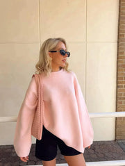 Lavado Crewneck Pink Sweater