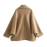 CLASSY CAMEL MANTEL COAT