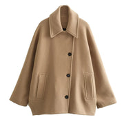 CLASSY CAMEL MANTEL COAT