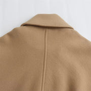 CLASSY CAMEL MANTEL COAT