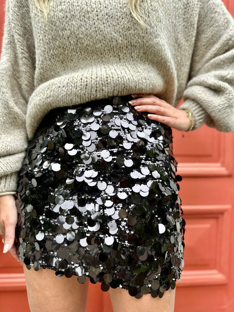 Shiny Sequin Skirt Stella