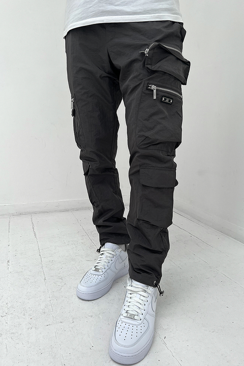 Men's Cargo Zipper Pants